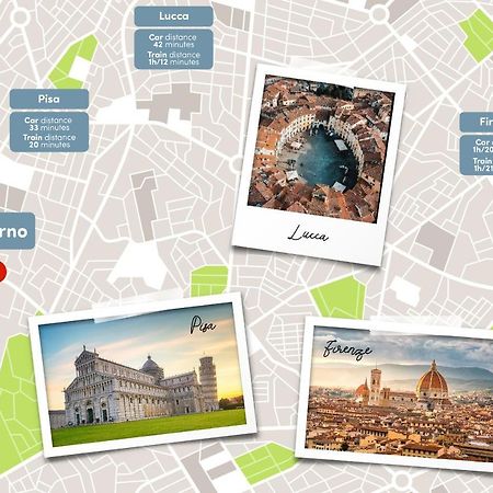 Free Parking Appartamento 5 Stelle Elegante Con Suite ليفورنو المظهر الخارجي الصورة
